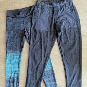 SET- Lululemon LAB Varsa (Leggings+Pants) SOLD AS PAIR size 6/Small